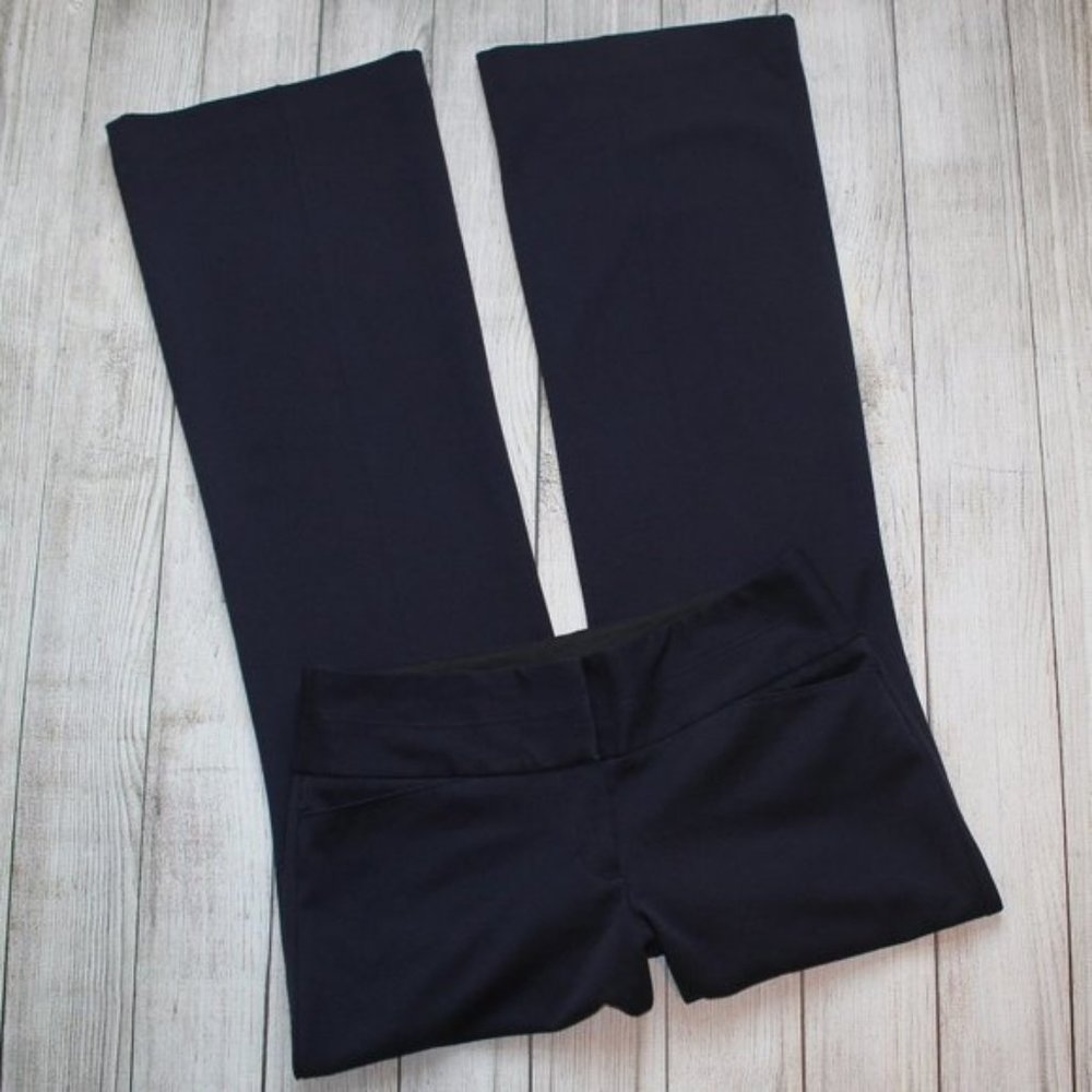 EXPRESS Size 4 Blue Dress Pants EDITOR
